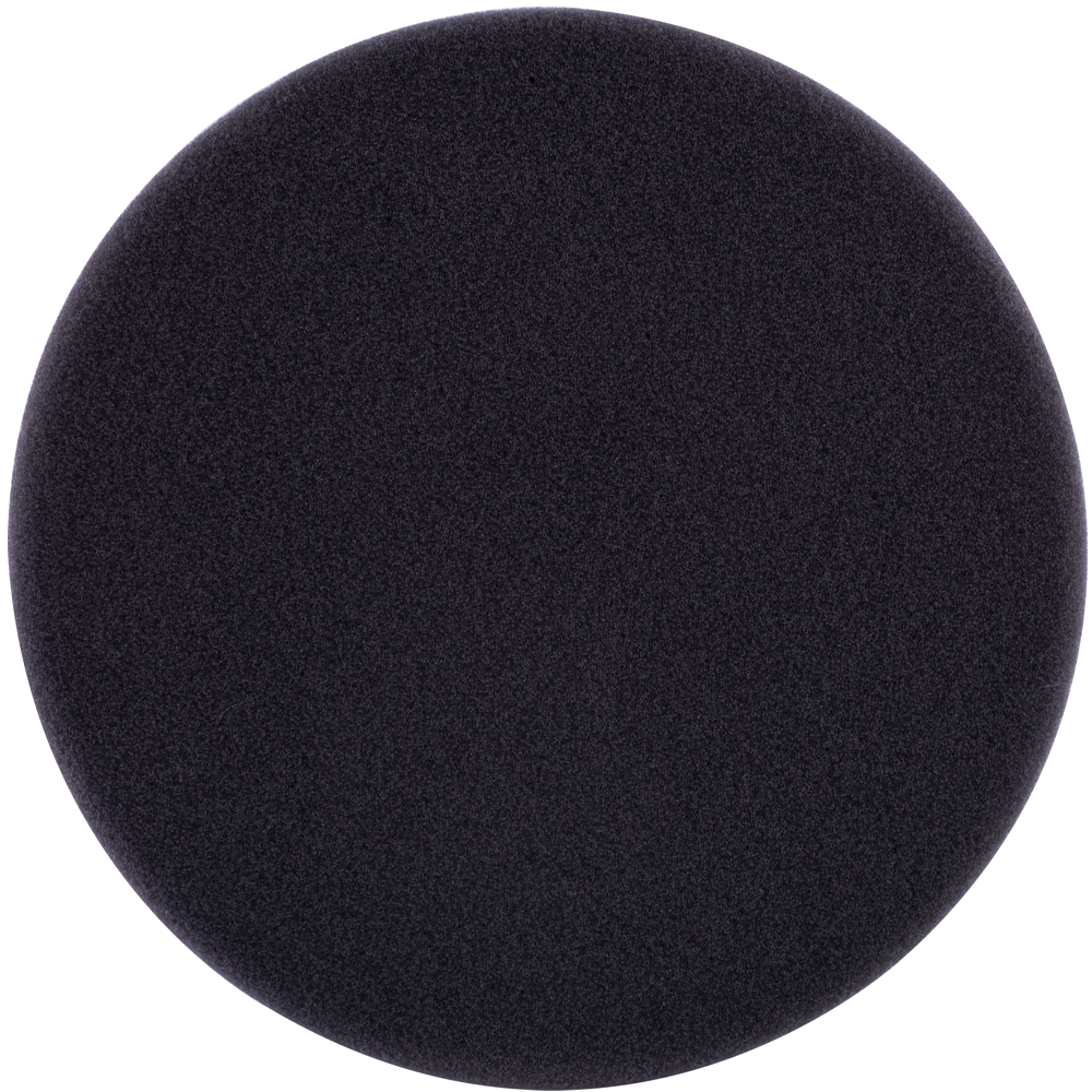 Foam Pad Hook And Loop Black Sponge 150mm 6' Finishing