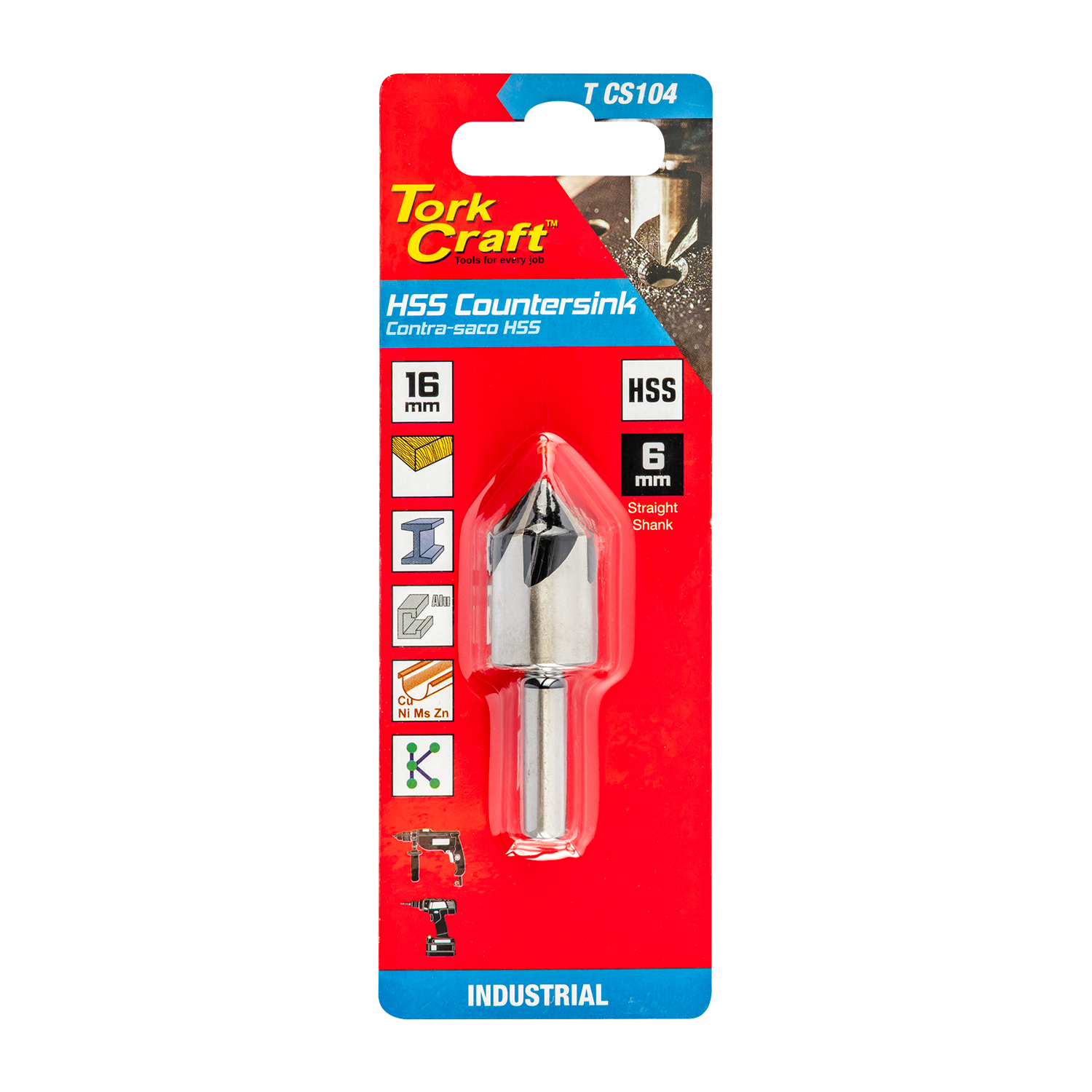 Countersink Hss 16mm 5/8' 90 Degree