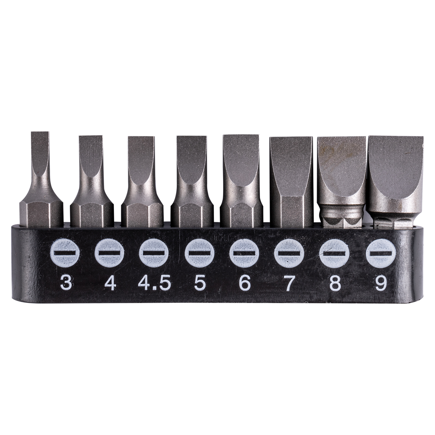 Insert Bit Set 8pce Slotted 3mm-9mm 25mm