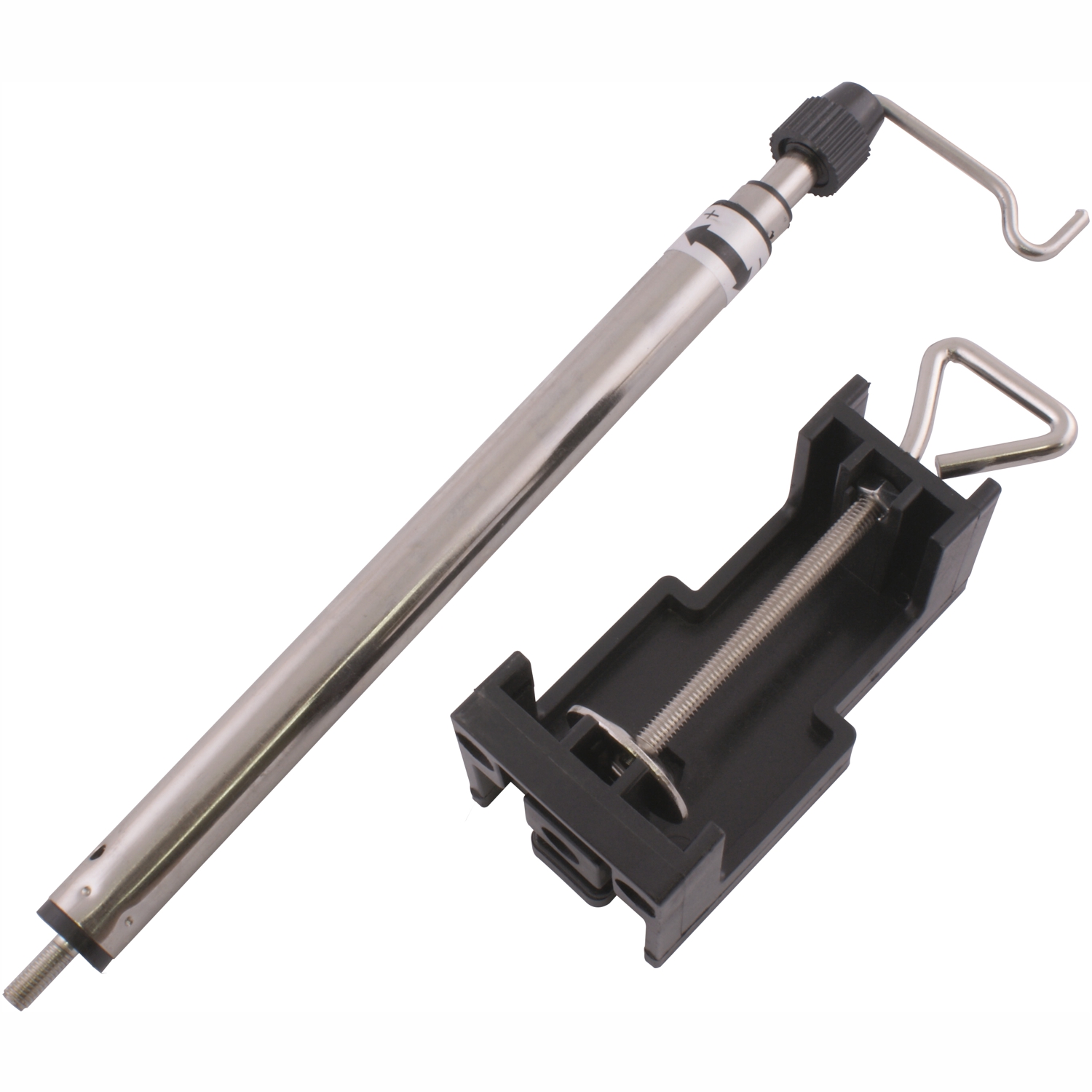 Mini Rotary Tool Hanging Stand Telescopic Hanging Hook With Desk Clamp