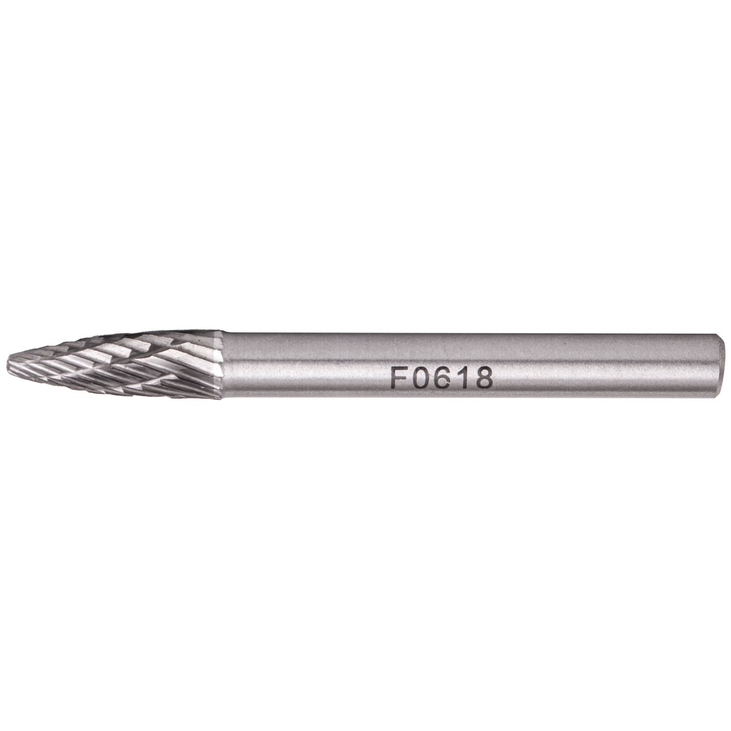 Rotary Burr Tungsten 6x18x6mm Round Point