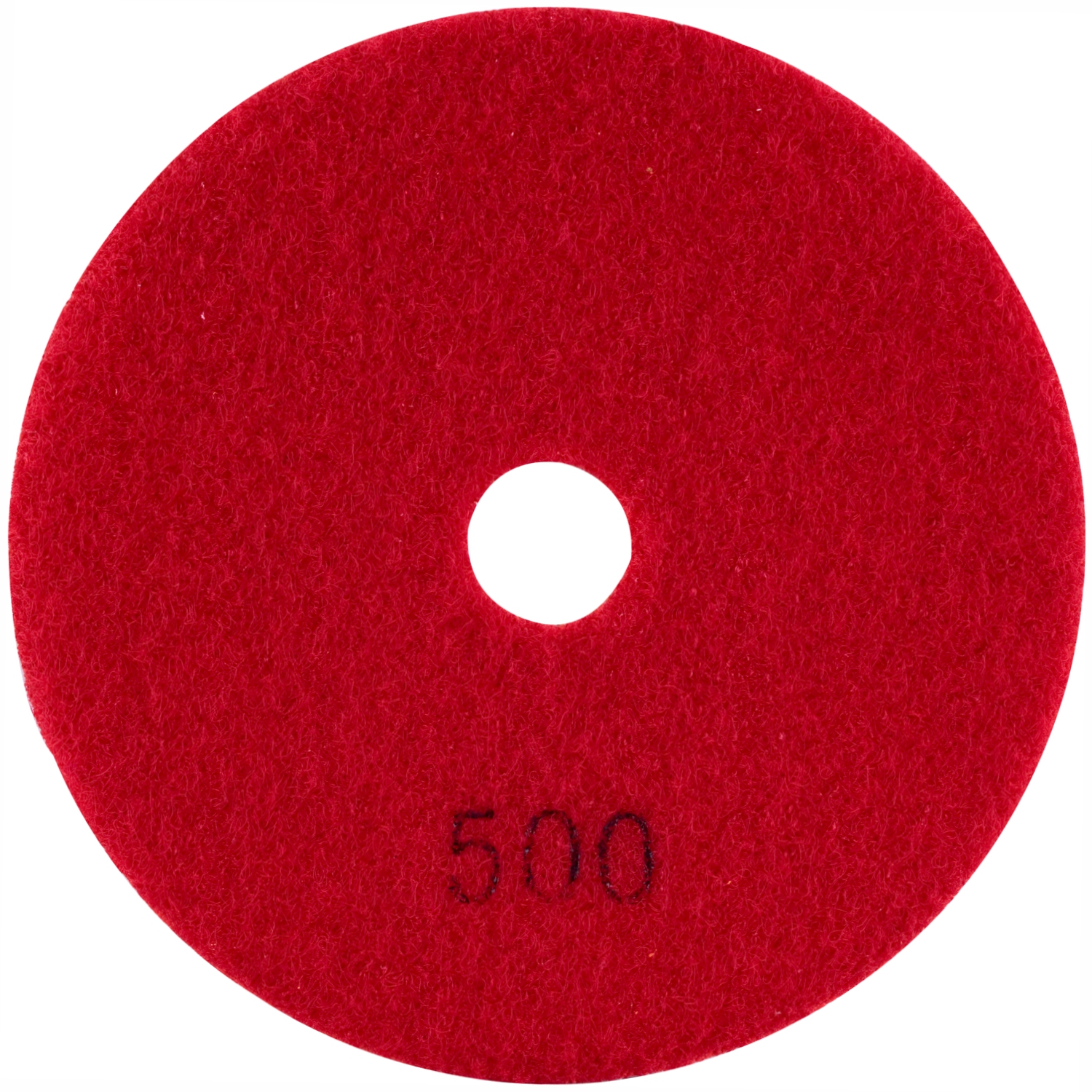 100mm Diamond Wet Polishing Pad 500 Grit Red