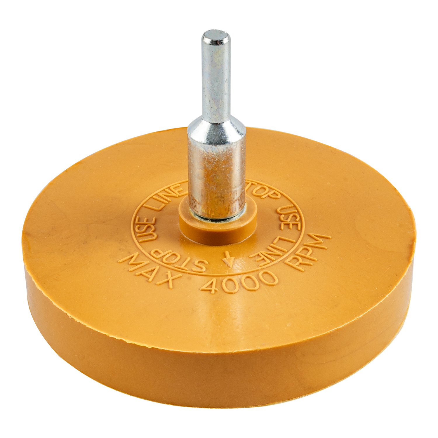Rubber Eraser Wheel Solid 87mm X 6mm Spindle