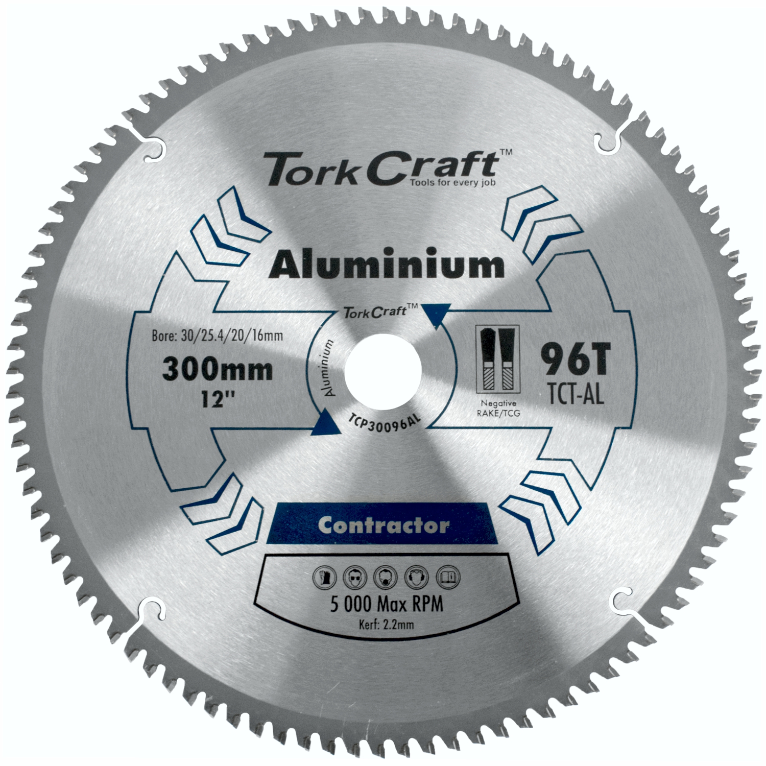 Blade Contractor Alum 300 X 96t 30/1/20/16 Circular Saw Tct