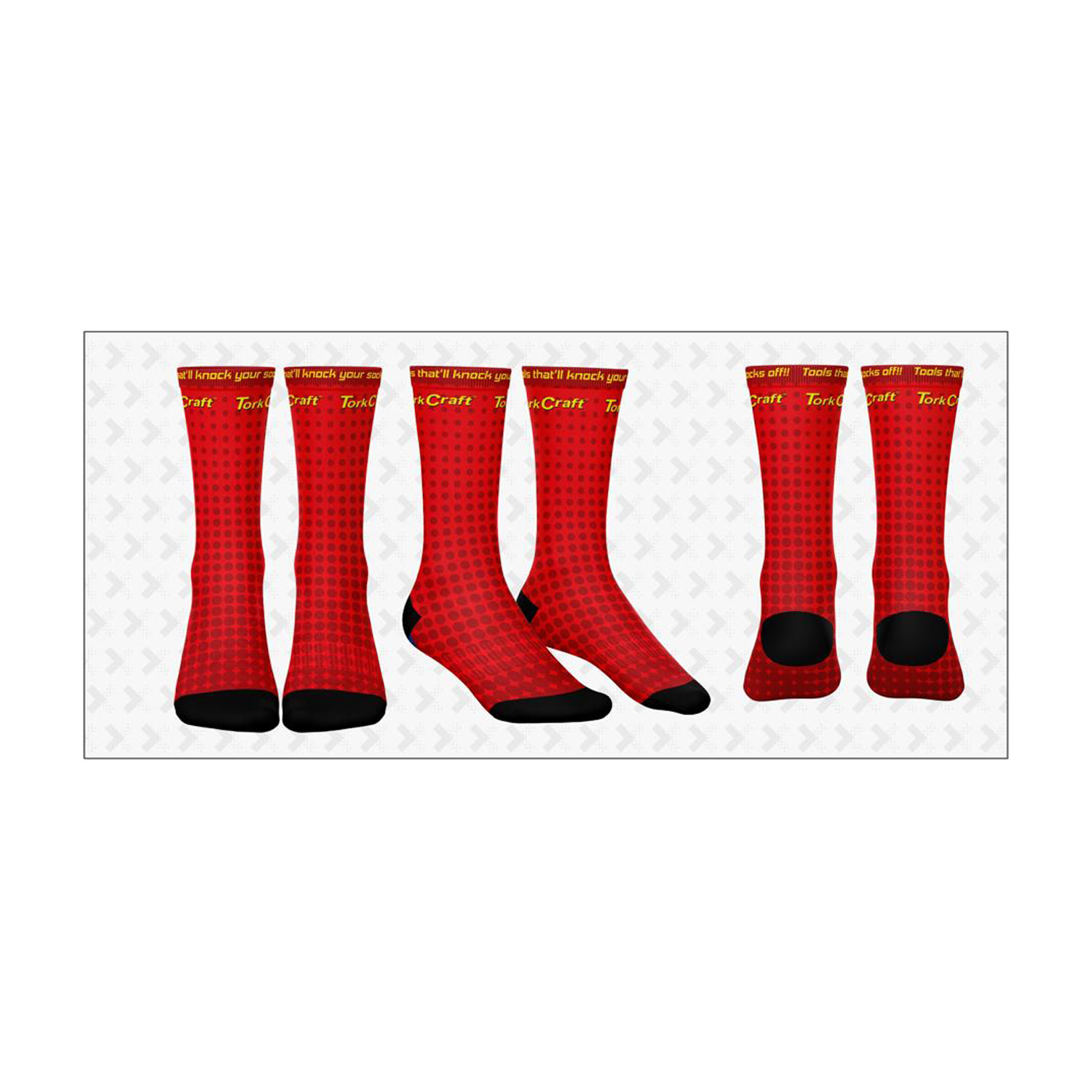 Tork Craft Medium Socks - Spots