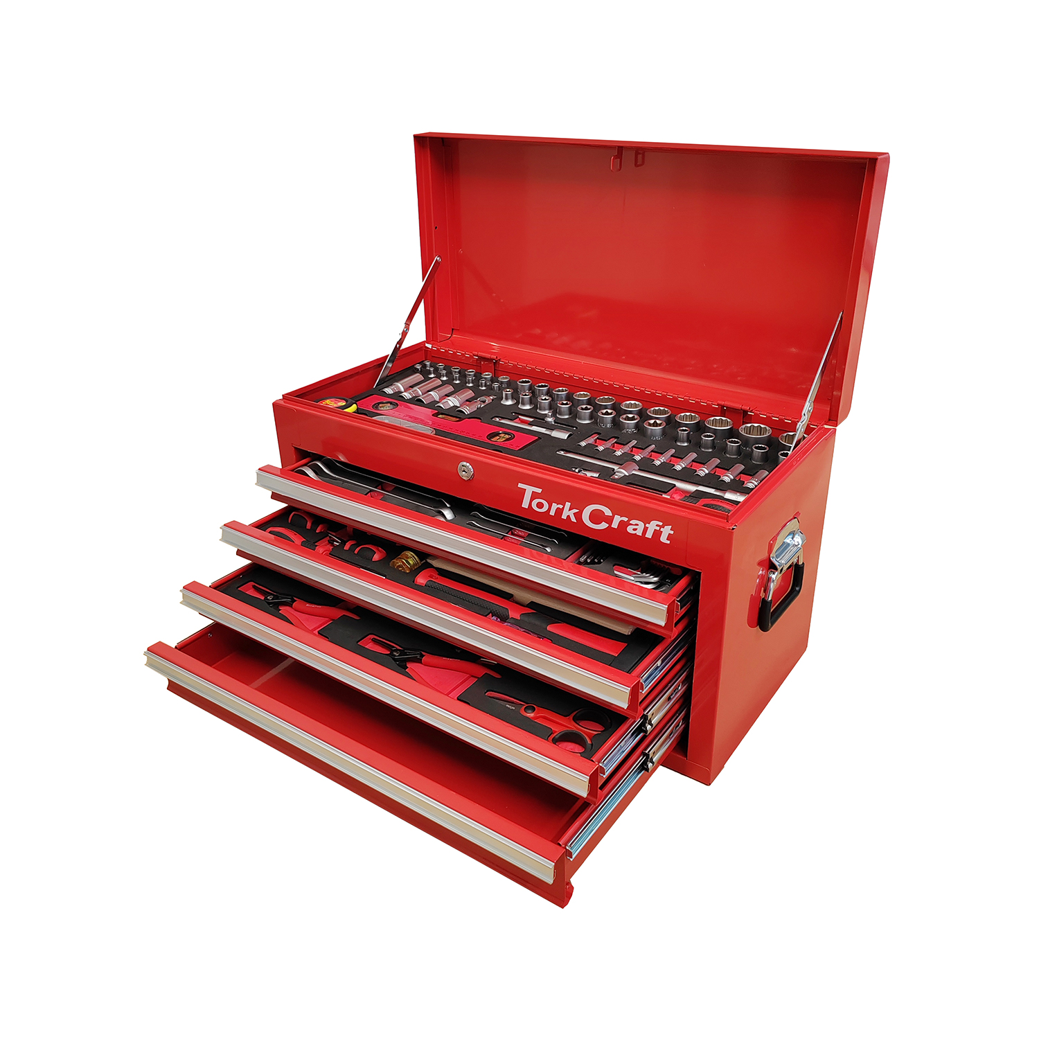 Tork Craft Pro Box 254-Piece 4-Drawer Tool Set 660 x 310 x 380mm TCTB254