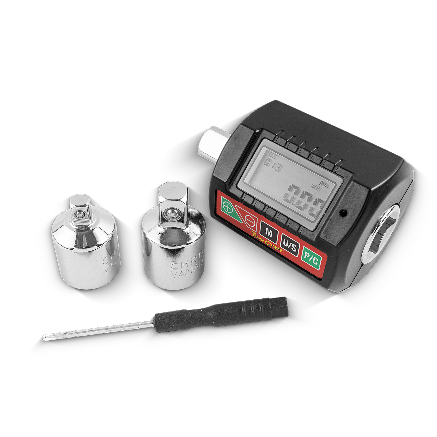 Tork Craft Digital Torque Gauge Adaptor 4-135Nm 1/2' Drive TCTQA12135