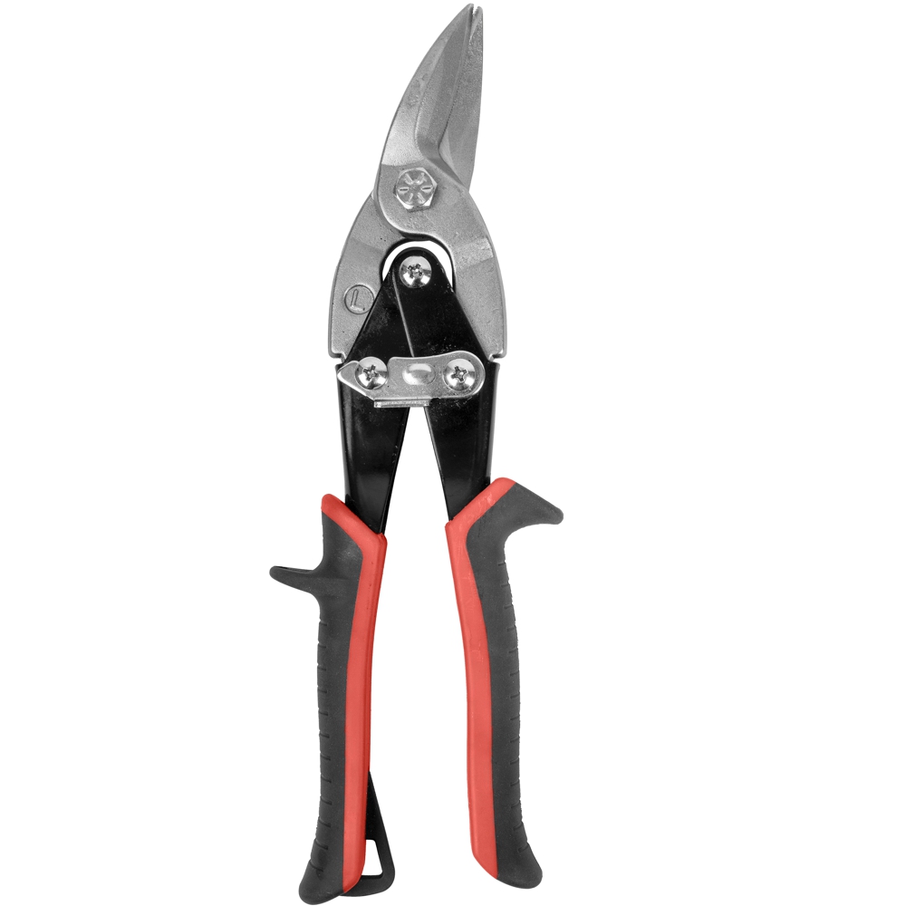 Tin Snip 260mm Left & Straight Cut Red