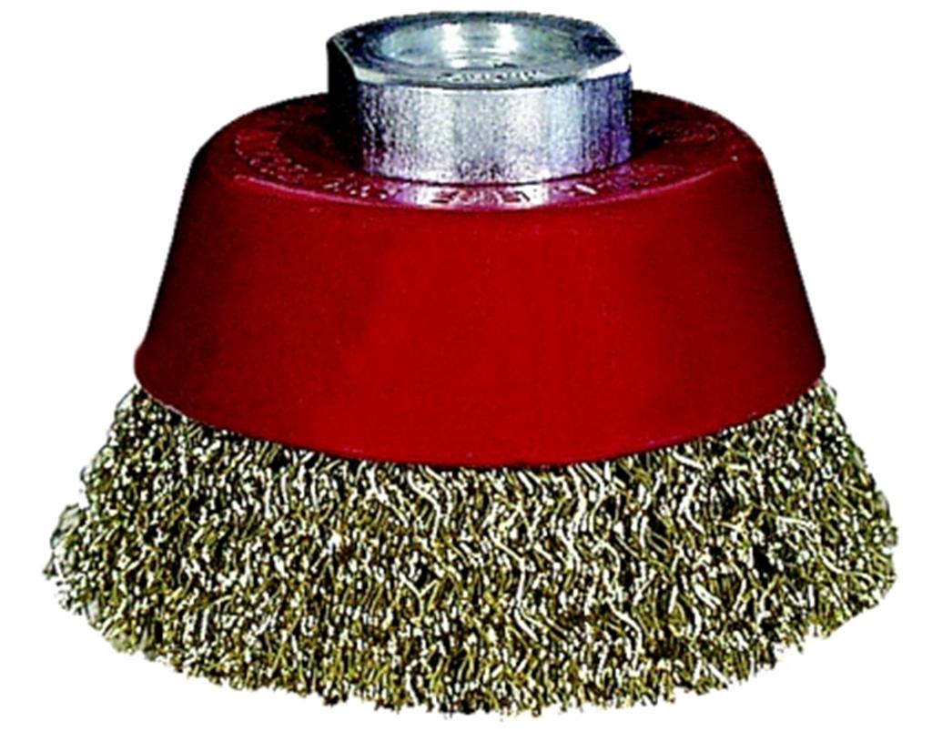Wire Cup Brush Crimped 125mmxm14 Blister