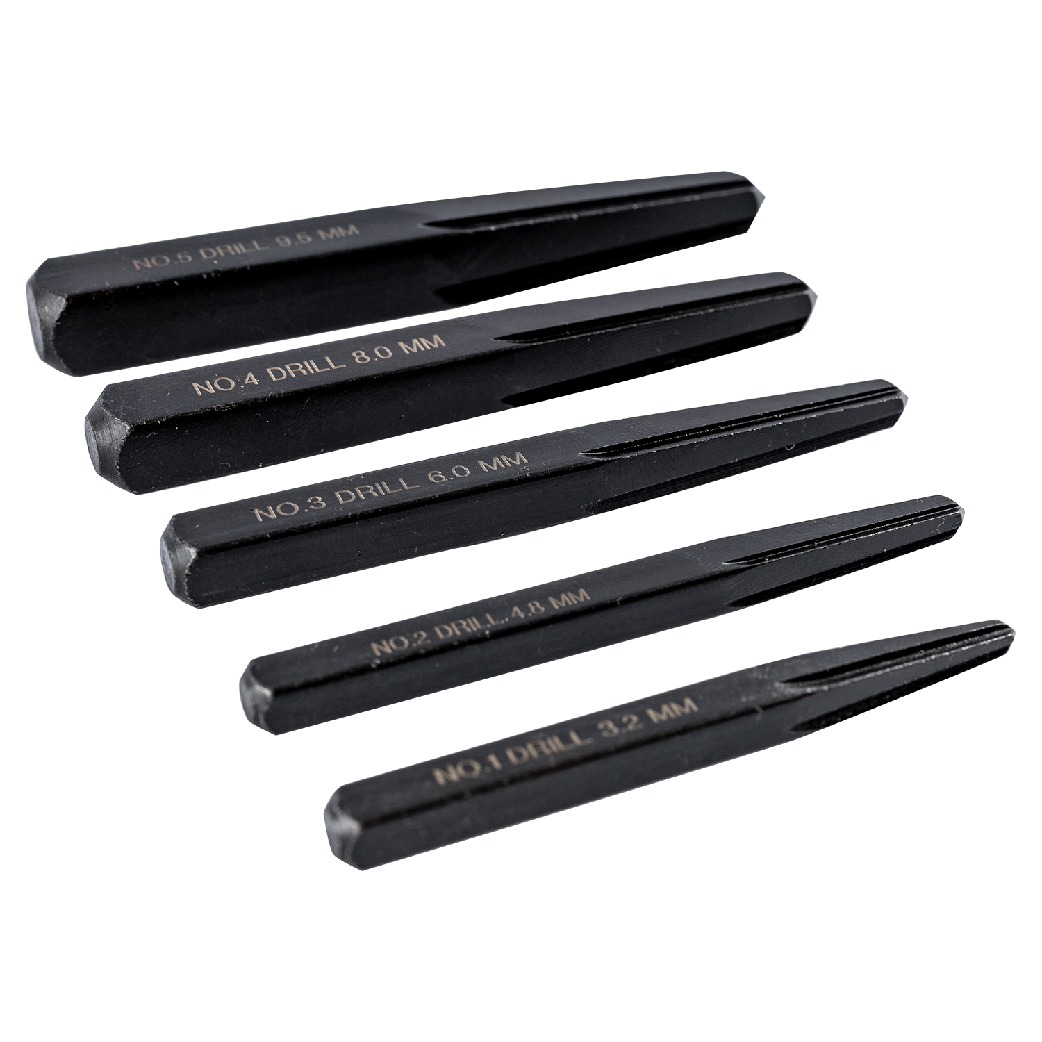 Square Screw Extractor Set 5pce