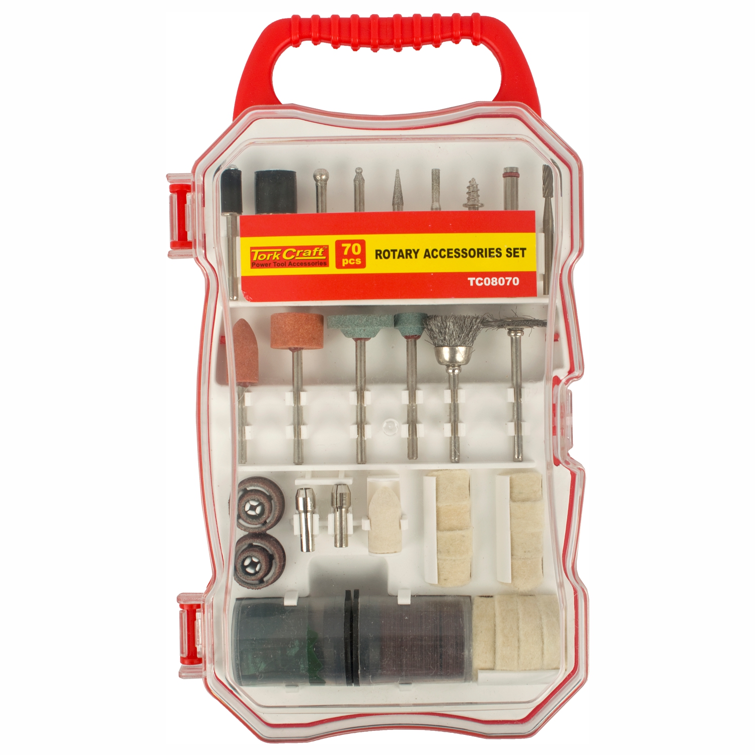 Tork Craft Mini Rotary Accessories Set 70 Piece