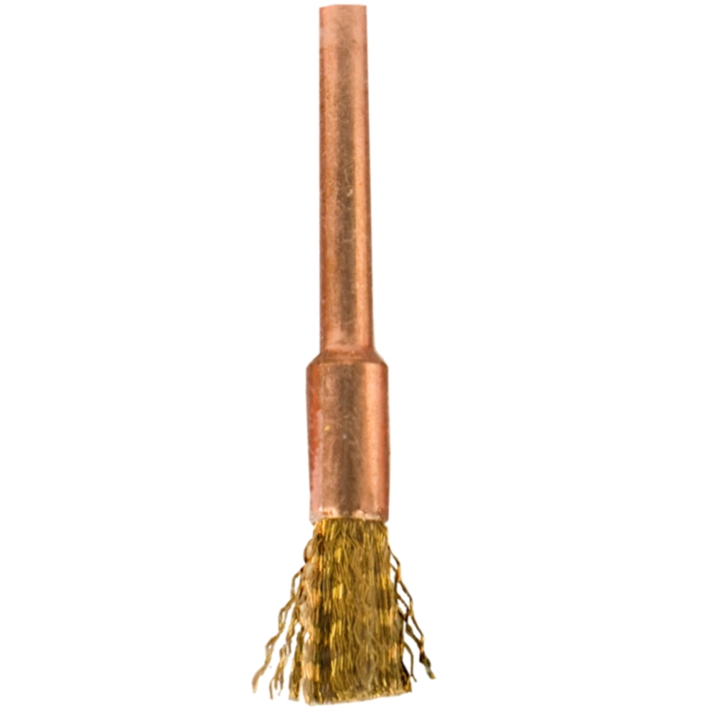 Tork Craft Mini Brass Brush End 3.2mm 2.4mm Shank