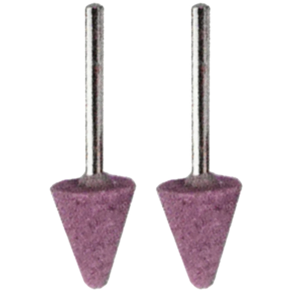 Tork Craft Mini Grinding Stone 15.9mm Cone 3.2mm Shank 2 Piece
