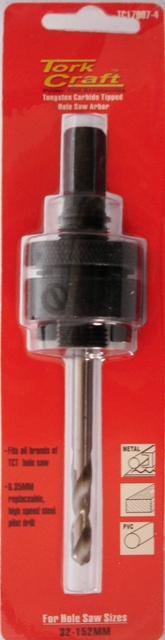 Mandrel Tct Hole Saw 7/16 32 - 152mm