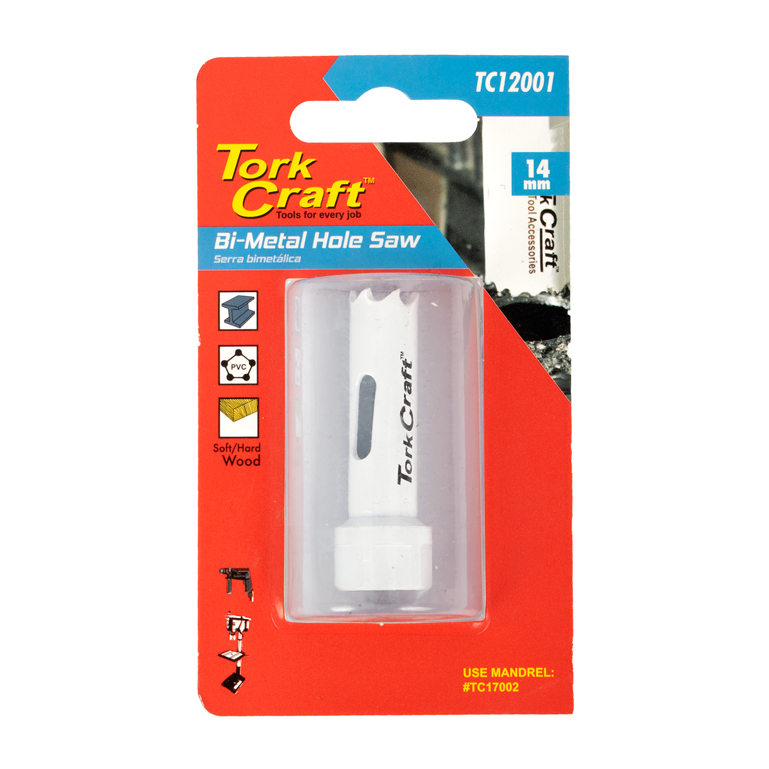 Hole Saw Bi Metal 14mm