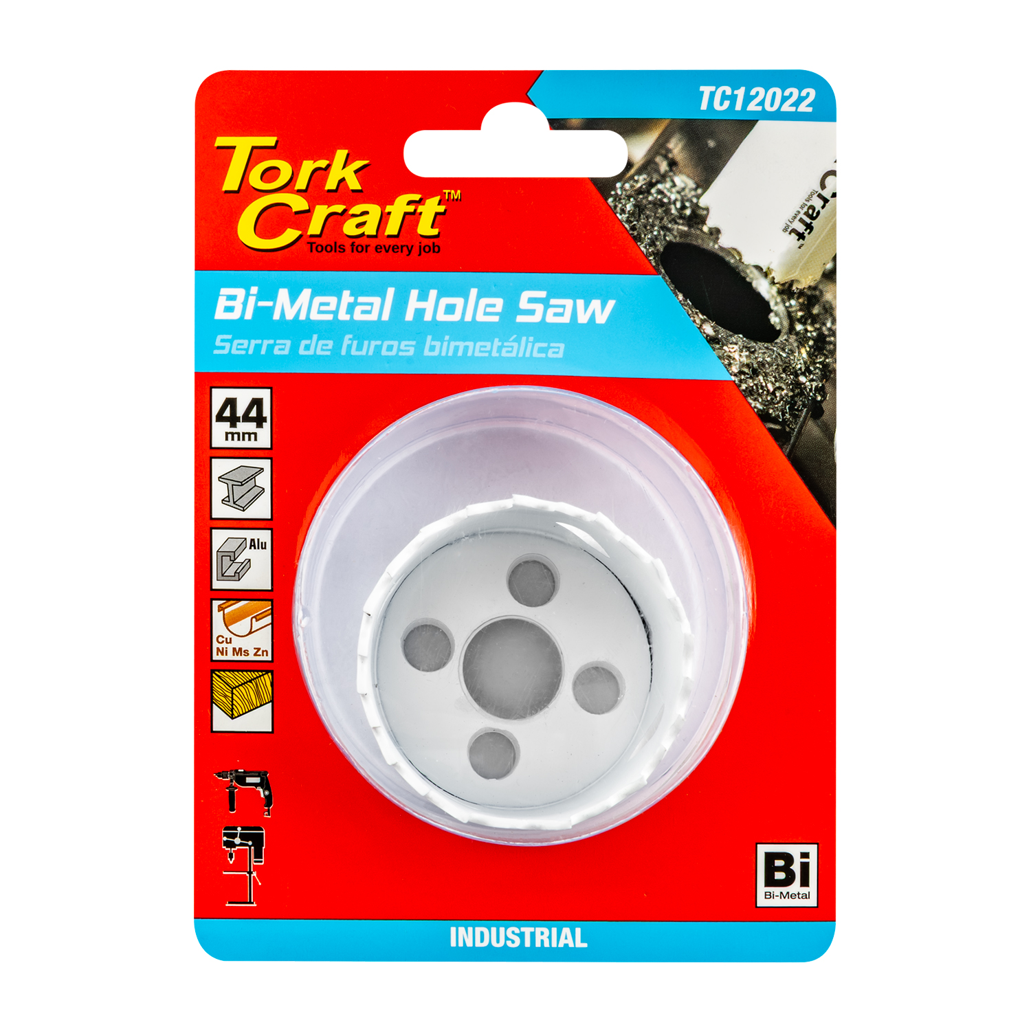 Hole Saw Bi-metal 44mm
