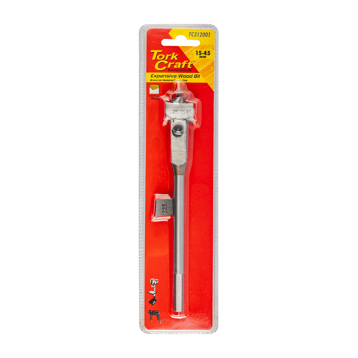 Expansive Bit 15-45mm For Wood