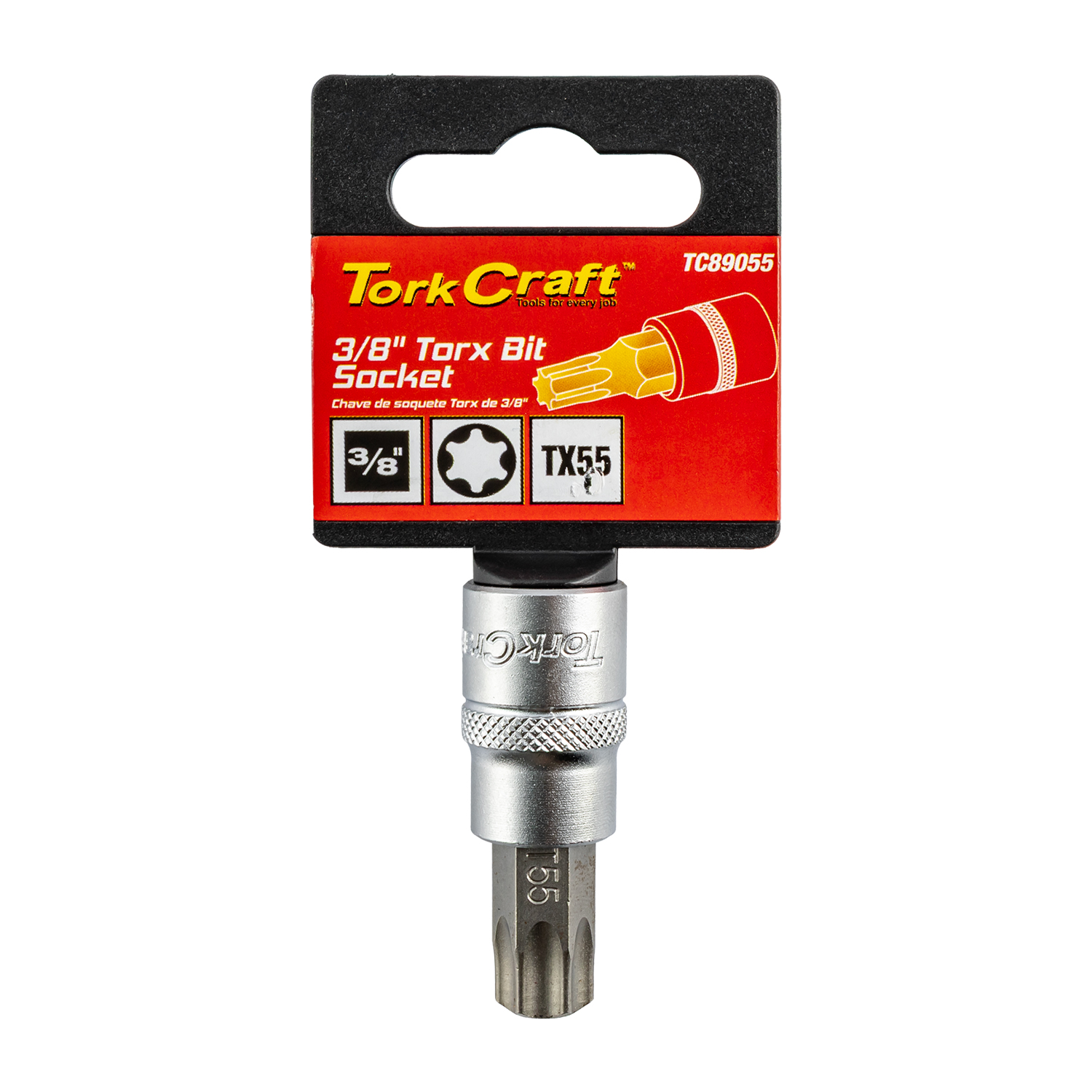 Socket Bit 3/8'dr Torx T55 S2