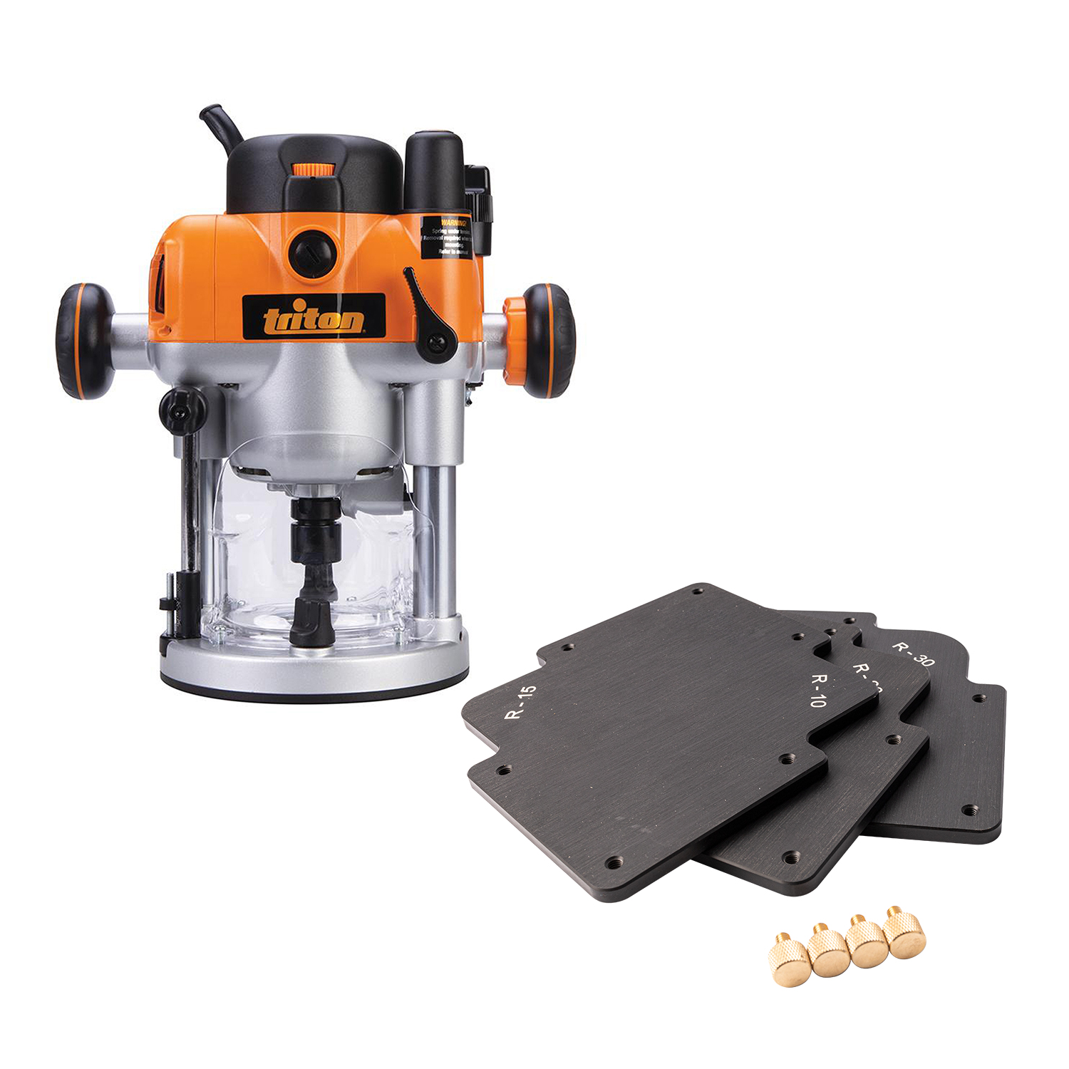 Triton Router Tra001 With 3pc Raidus Gauge Set Pro-tech Ptaf001 Kit