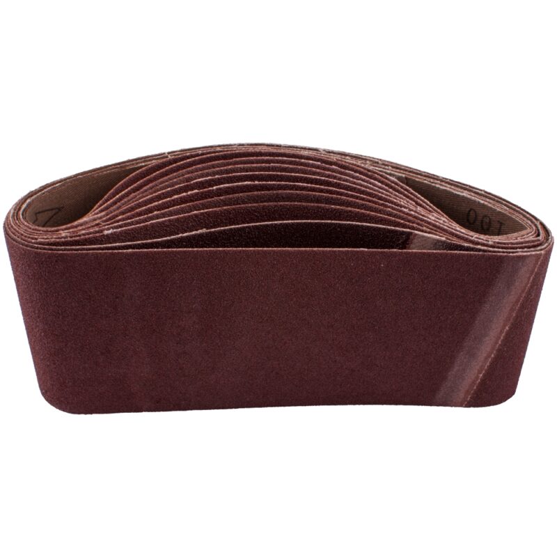 SANDING BELT 100 X 610MM 80 GRIT 10/PACK