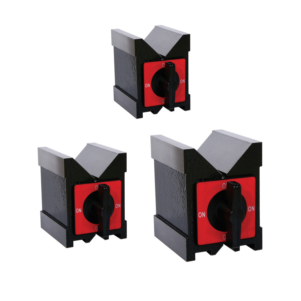 MAGNETIC V-BLOCK 3PC COMBO 80/100/120X70X95MM | Shop Pro-Connect South Africa