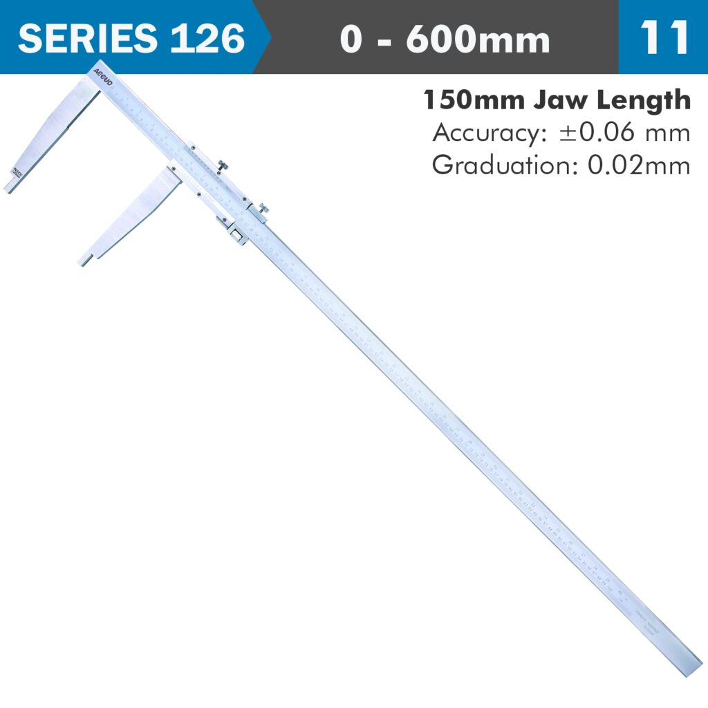 VERNIER CALIPER 600MM 0.06MM ACC. 150MM 0.02MM GRAD S/STEEL | Shop Pro-Connect South Africa