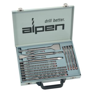 USE ALP50001SDS PLUS DRILL AND CHISEL SET 16 PIECE IN METAL CARRY CASE