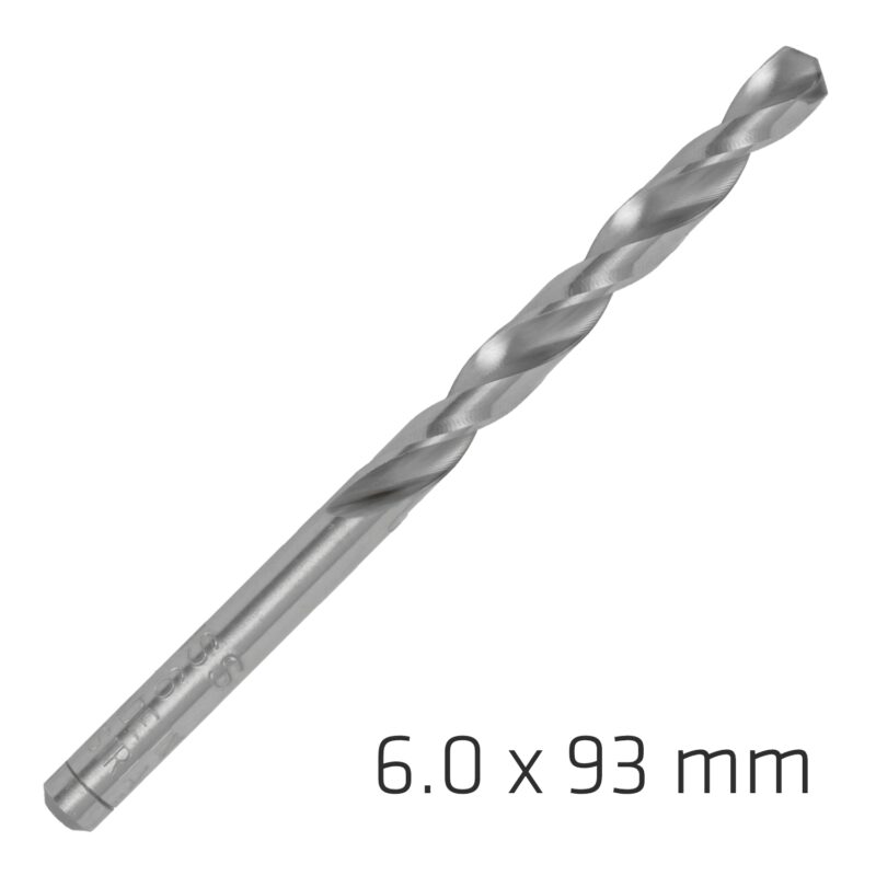 ALPEN PRO HSS 6MM DRILL DIN 338 RN 135 SPLIT POINT PLASTIC WALLET  (1