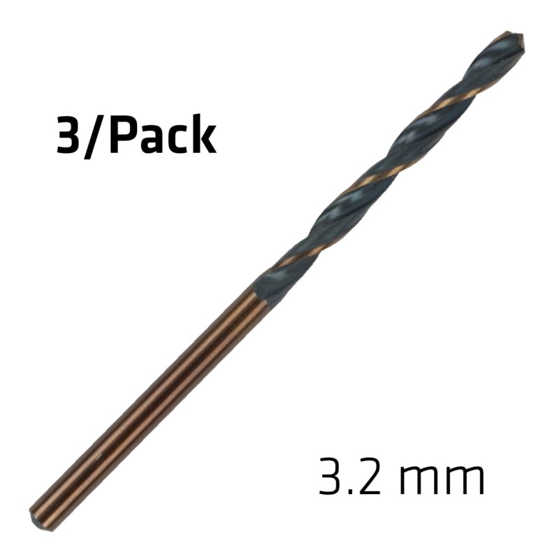 HSS SPRINT MASTER  3.2MM X3 SLEEVED DIN338 ALPEN DRILL BIT