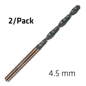 HSS SPRINT MASTER  4.5MM X2 SLEEVED DIN338 ALPEN DRILL BIT