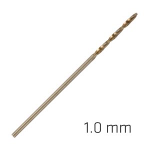 HSS SPRINT MASTER 1.0MM 10-PACK HANG TAG DIN 338 ALPEN DRILL BITS