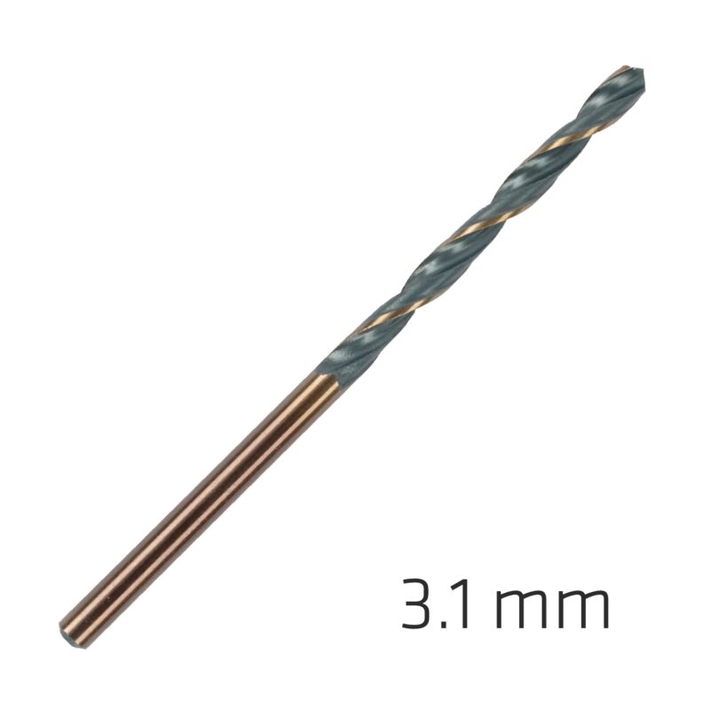 HSS SPRINT MASTER 3.1MM 10-PACK HANG TAG DIN 338 ALPEN DRILL BITS