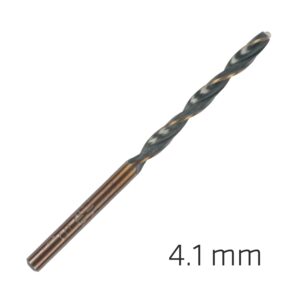 HSS SPRINT MASTER 4.1MM 10-PACK HANG TAG DIN 338 ALPEN DRILL BITS