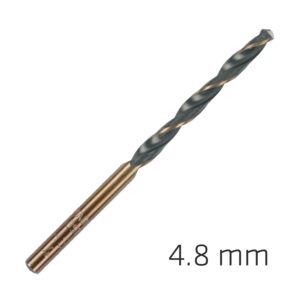HSS SPRINT MASTER 4.8MM 10-PACK HANG TAG DIN 338 ALPEN DRILL BITS