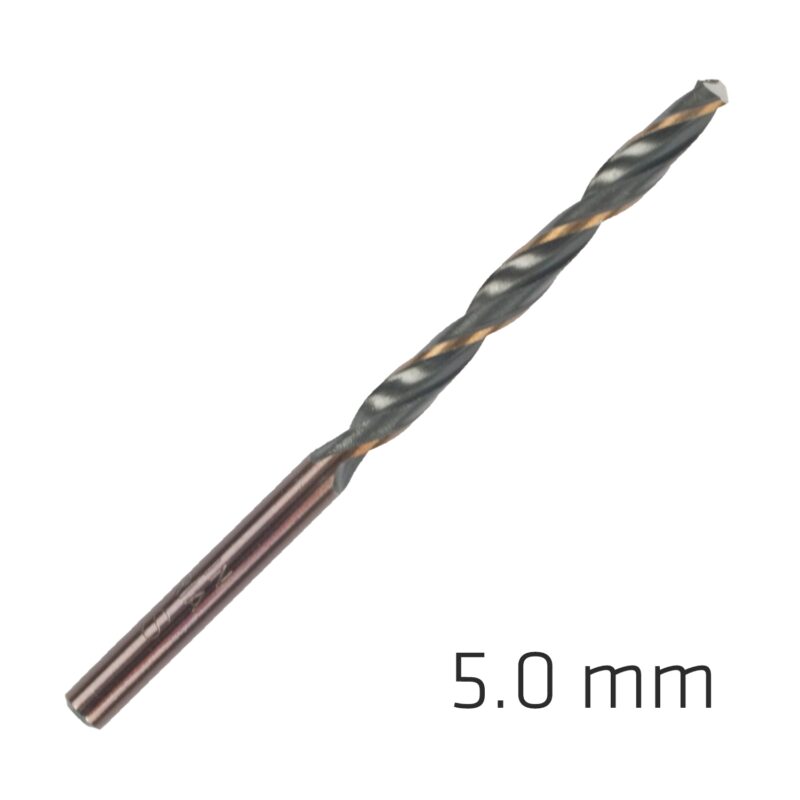 HSS SPRINT MASTER 5.0MM 10-PACK HANG TAG DIN 338 ALPEN DRILL BITS