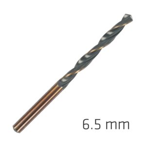 HSS SPRINT MASTER 6.5MM 10-PACK HANG TAG DIN 338 ALPEN DRILL BITS
