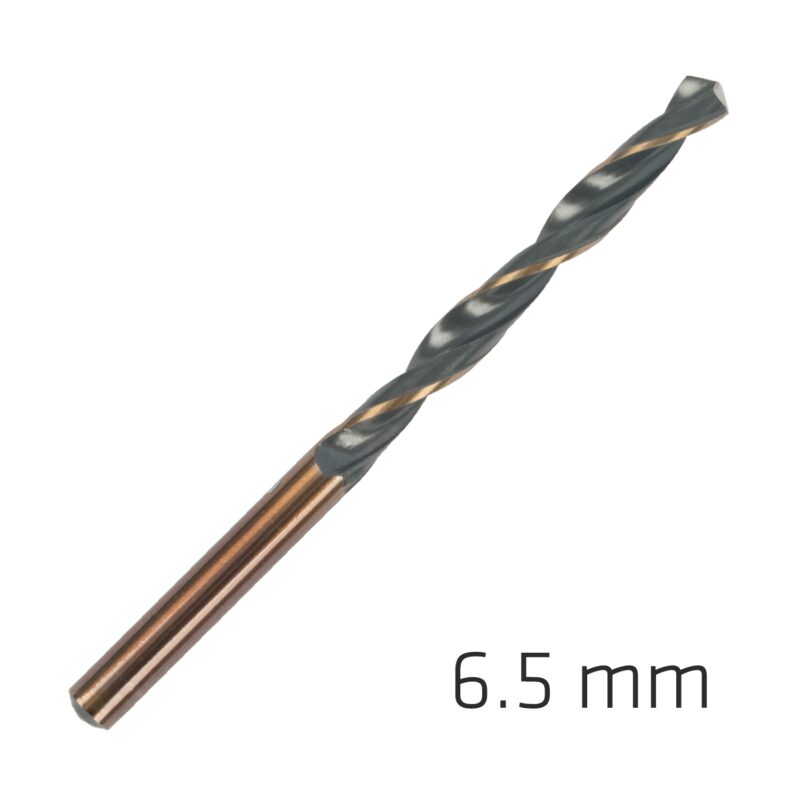 HSS SPRINT MASTER 6.5MM 10-PACK HANG TAG DIN 338 ALPEN DRILL BITS