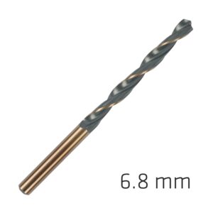 HSS SPRINT MASTER 6.8MM 10-PACK HANG TAG DIN 338 ALPEN DRILL BITS