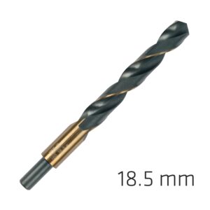 HSS SPRINT MASTER 18.5MM RED SHANK 12.5MM X1 SLEEVED DIN338 ALPEN DRIL