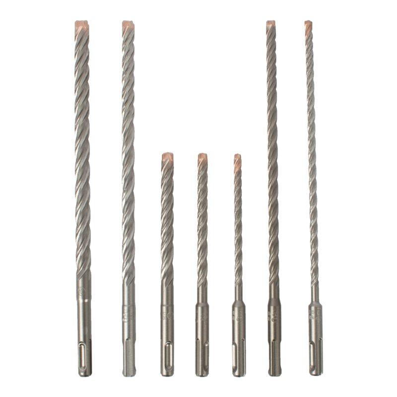 FORCE X SDS-PLUS MIX BOX 7 PCS. 6.0/ 8.0/ 10.0 MM X 160 AND 6.0/ 8.0/