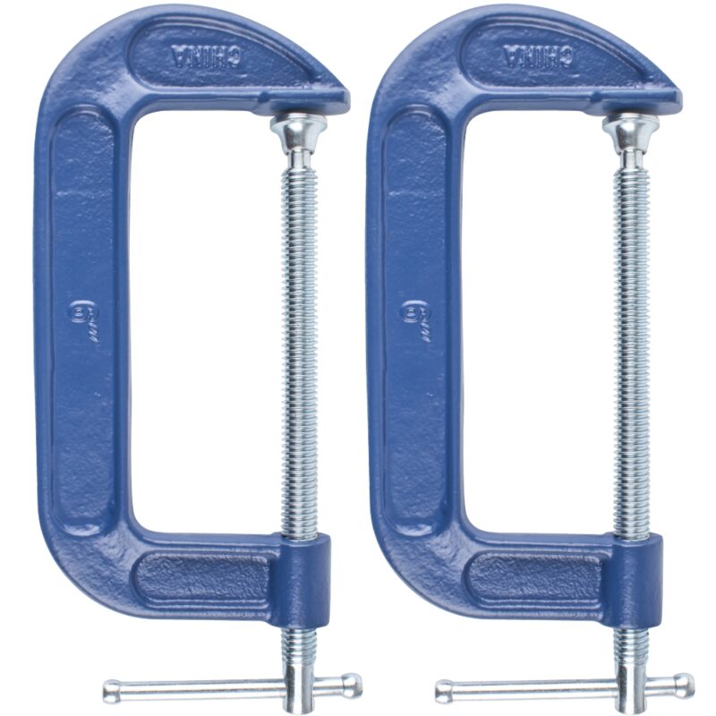CLAMP G HEAVY DUTY 150MM TWIN PACK 6'