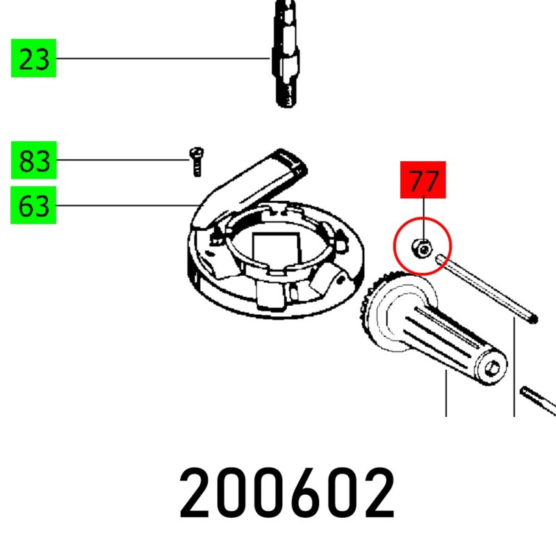 HEXAGON NUT DIN 439-M8