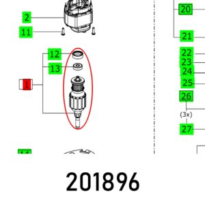 ARMATURE RTS 400 R 230V
