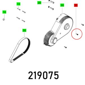 OVAL HEAD SCREW M4X16-TAPTITE-T15