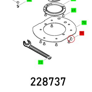 COUNTERSINK M4X8-TAPTITE-KT15