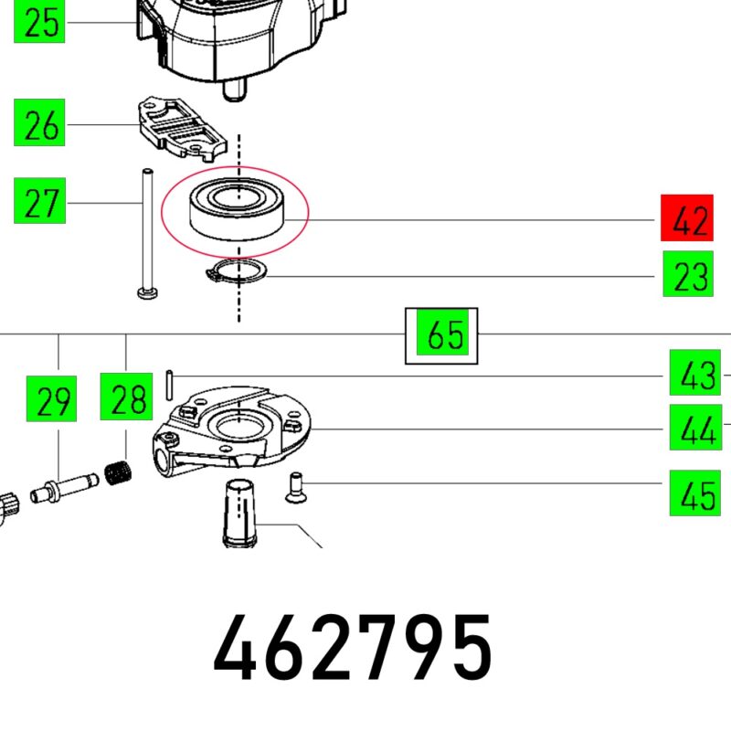 BALL BEARING 6003 DDW CM DIN 625 NSK