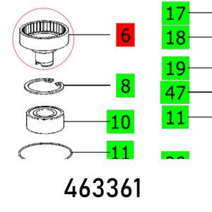 RING GEAR RO 125 EQ