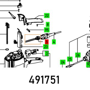SOCKET HOUSING OF 1400 EBQ VOLLST.