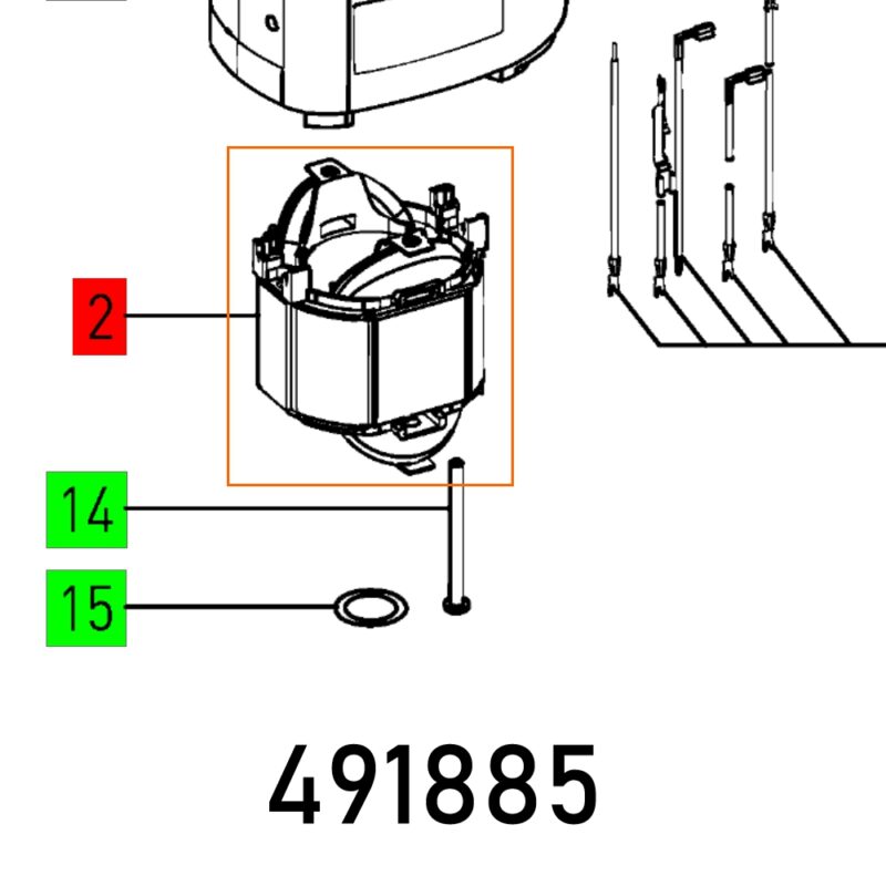 FIELD COIL OF 1000 E ET-BG