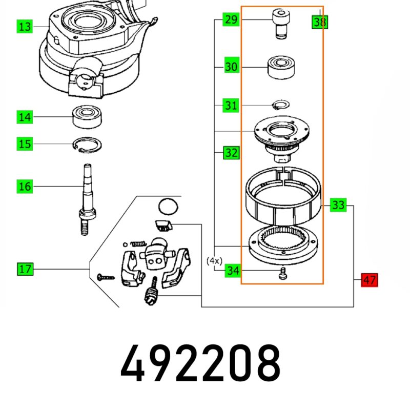 SWITCHING RING RO 150 E